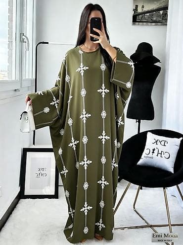 Sakoi: 💫Kaftan maxi haljina – Made in Italy - Kroj: širok, lepršav kaftan — 5