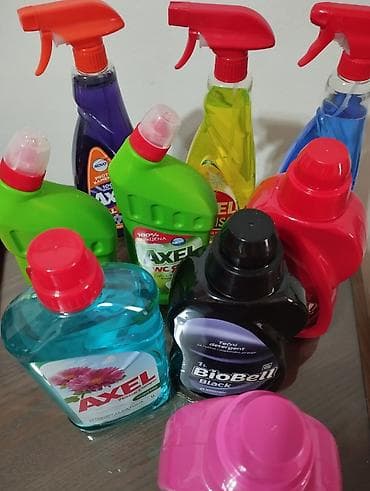 home: Paket kućne hemije 8 komada sve za 3000 din, novo *Biobell tečni — 2