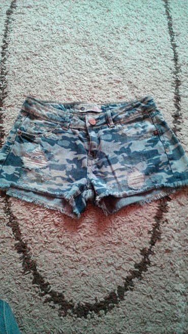 XS (EU 34), Jeans, color - Multicolored, Military