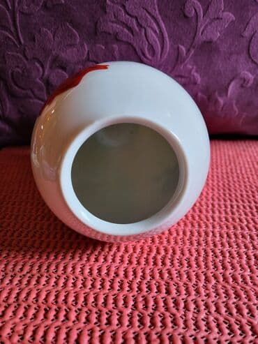 vaza sa cvecem crtez: Vaza nova Creidlitz porcelan Bavaria iz 70ih. Visina. 18cm — 5