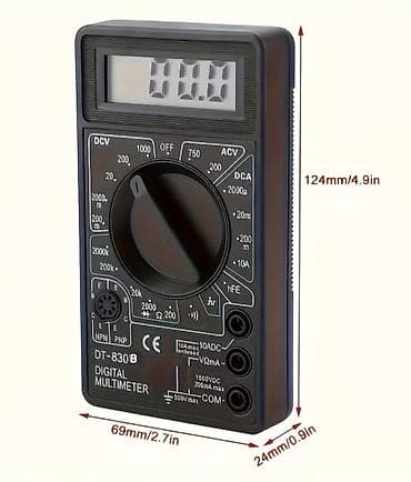 korektor za struju: Digitalni multimetar DT-830B/DT-830D - LCD ekran sa 3½ cifre (1999) — 2