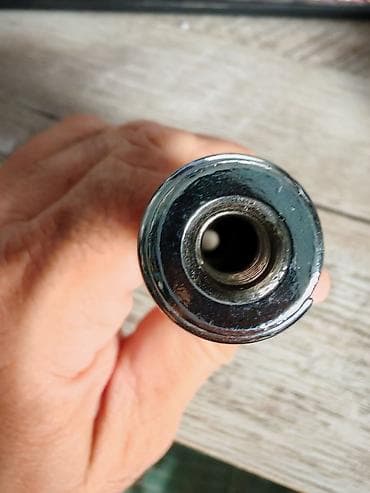 Masivna opruga za CB antenu 121mm - dvostruki unutrašnji navoj sa obe