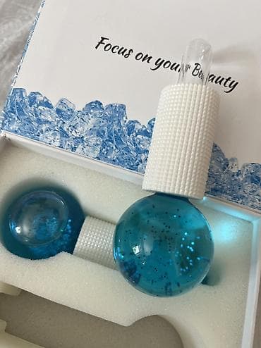 beko rs: Set rashladnih staklenih kugli za masažu lica (Ice Globes) - — 3
