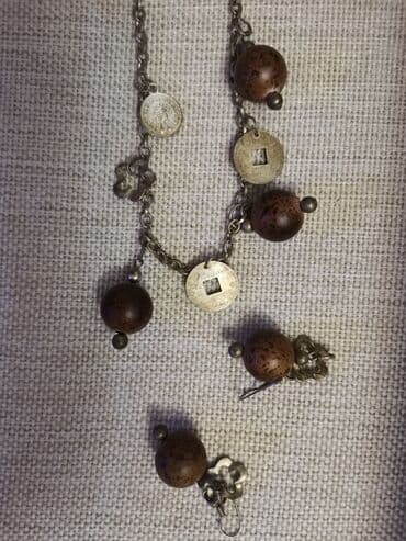 kais sa nitnama: Set: Earrings, Necklace, Material: Wood — 2