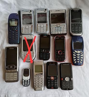 samsung 3: Kolekcija klasičnih mobilnih telefona – više modela Nokia, Samsung — 1