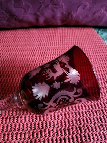 male ikebane za stolove cena: Zvono novo Bohemija kristal rucno gravirano 70te. Kristalno — 9