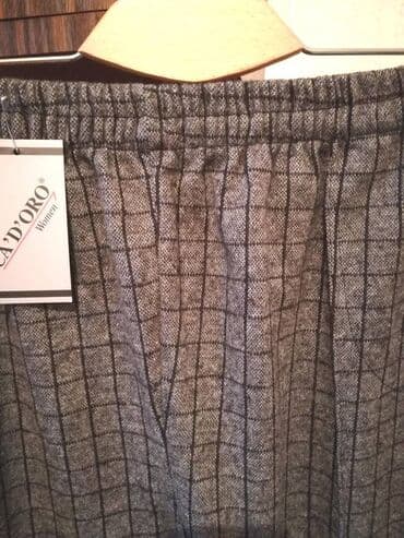 pocepane pantalone: 3XL (EU 46), Regular rise, Palazzo — 5