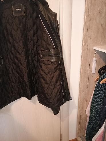 lil solid 2.0 cena: HUGO BOSS muška kožna jakna - Model: kratka biker/aviator silueta sa — 3