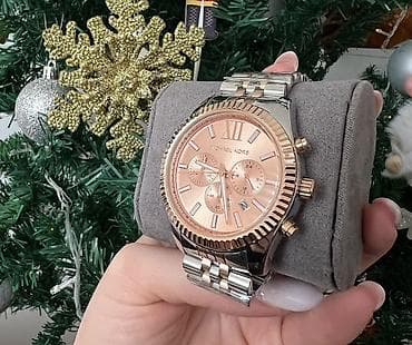 sterling silver 925 cena: Michael Kors muški hronograf sat – dvo-tonski - Kućište od nerđajućeg — 2