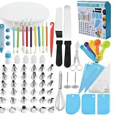 Food products: Set za dekoraciju torti – komplet 66 delova Svestran set alata za — 1