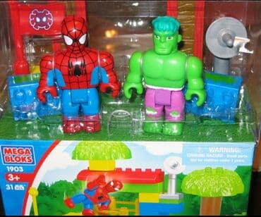 mala sirena igracka: Spider-man & Friends Hulk Mega Bloks Tree house Headquarters — 2