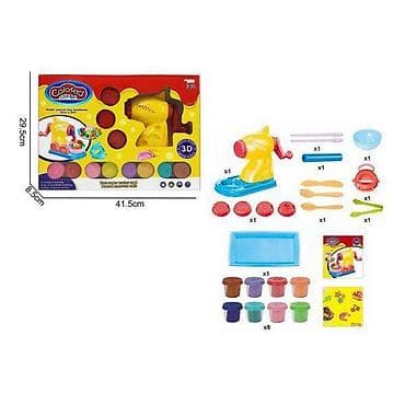 Kreativne i edukativne igračke: Nudle set 849362 – kreativni set za igru sa testom za modeliranje — 1