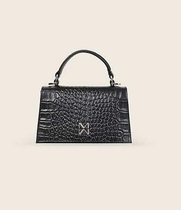 bata cipele novi sad: Mona elegantna ženska tašna sa krokodil teksturom. - Materijal — 10