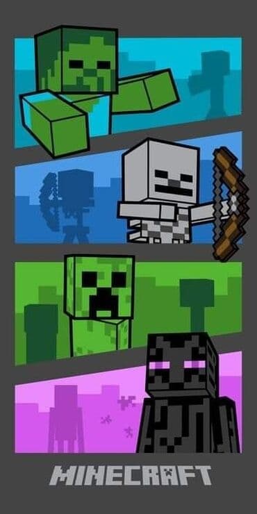 new yorker cacak adresa: Veliki peškir Minecraft 
Dimenzije 140 x 70 cm
Cena: 2100 dinara — 2