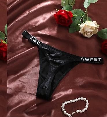 Gaćice: Ženske gaćice – tanga/bikini u 3 različite boje, kroj sa elastičnim — 3