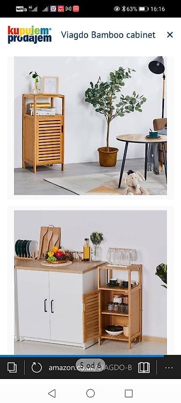 kolevke za bebe: Viagdo Bamboo Cabinet – višenamenska bambus komoda/ormarić - — 2