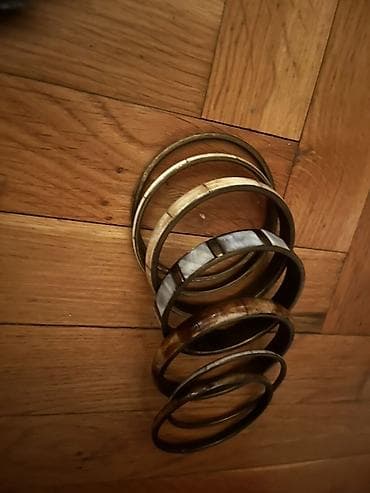 dodaci za naocare: Set vintage narukvica – miks metala i imitacije roga/sedefa - Paket — 1