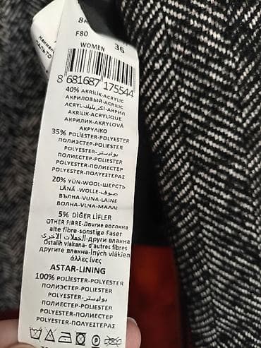 converse jakne: SUPER POVOLJNO! Nov elegantan kaput KOTON vel 36 (S), od štofa crno — 10