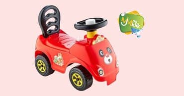 vuneni prsluci sa zlatibora: Dečiji guralica-auto - Model: mali auto na guranje sa naslonom - — 2