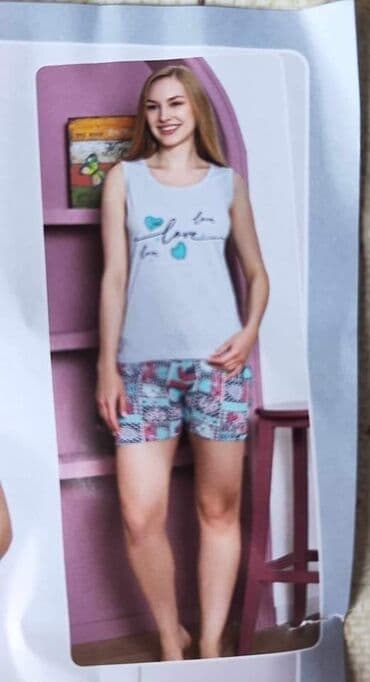 Pidžame: Pamučna pidzama/bebi Dol
4kompleta 1800din (sj)
m l xl 
Mozda neka S — 7