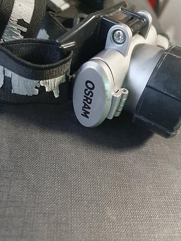 stare marke: OSRAM naglavna lampa sa elastičnom trakom za nošenje na glavi. Lampa — 1