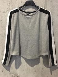 lindex zimske jakne: Lindex, XS (EU 34), Single-colored, Stripes, color - Grey — 1
