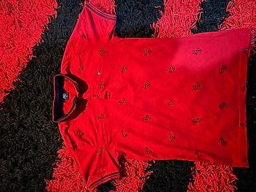 lacoste majice cena: T-shirt Tommy Hilfiger, color - Red — 1