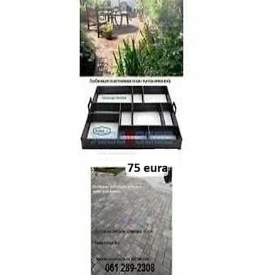 Ureznice: Praktični čelični kalupi sa ručkama, za betoniranje staza, dvorišta — 2