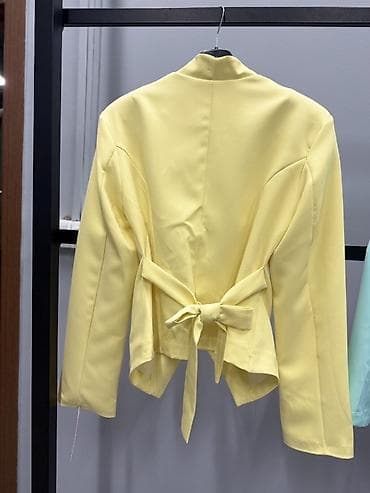 Ski suits: ❤️Ženski strukirani sako sa V izrezom i asimetričnim prednjim rubom — 4