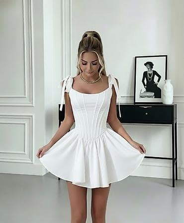 modus haljine: ✅Korset mini haljina sa mašnama na ramenima
✅3300 din — 3