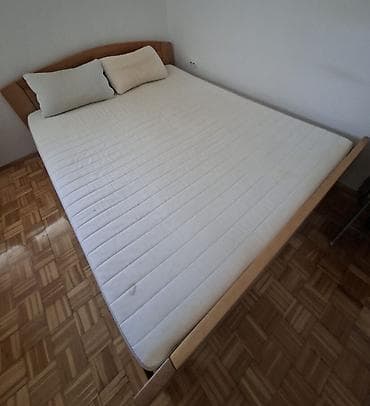 dormeo prostirka za bracni krevet: Prodajem veliki bracni krevet, sa dusekom, dimenzija 160x200 cm — 3