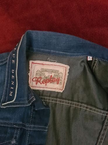 Ženska odeća: Replay kratka teksas jakna, veličina L. - Model: kratki rukavi — 2