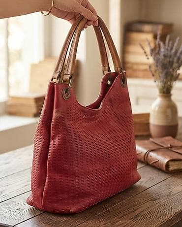 Ženska torba – kožna shopper/hobo stil - Materijal: prava koža sa