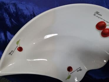 porcelanske solje za caj: Tanjir vintaz za serviranja,posluzenja porcelanski. Tanjir je bez — 6