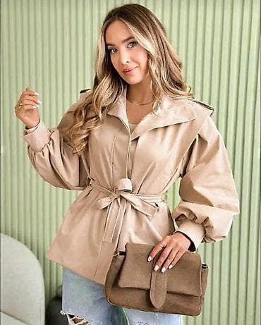 ripley jakne: Ženska elegantna jakna sa pojasom - Model: kratka jakna/kratki mantil — 3