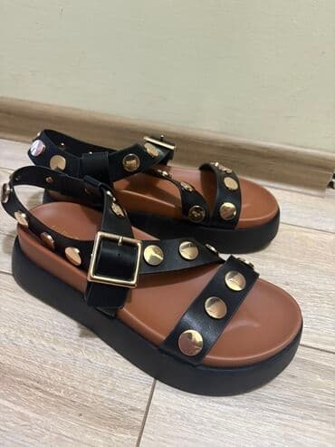 crop top h m: Sandals, Sinsay, 38 — 2