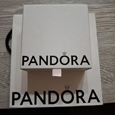 pandora narukvice sa privescima cena: Pandora narukvica od srebra (925), klasična “snake chain” pletenica sa — 6