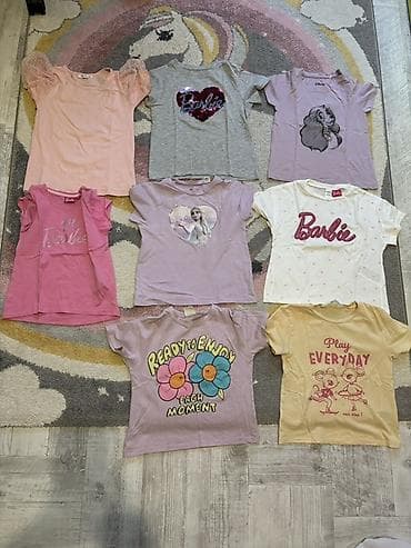 Lot dečjih majica, kratki rukav – 8 komada - Različiti modeli i boje