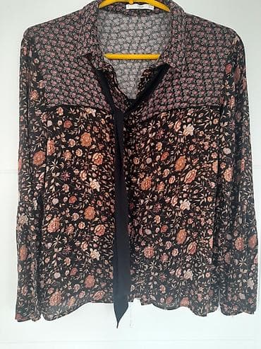 Snizeno!! Mango kosuljica novi model zvonasti rukav vl m