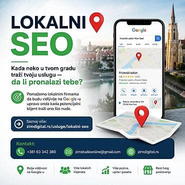 oglasiti se: LOKALNI SEO 📍 Lokalni seo Kada neko u tvom gradu traži tvoju uslugu — — 1