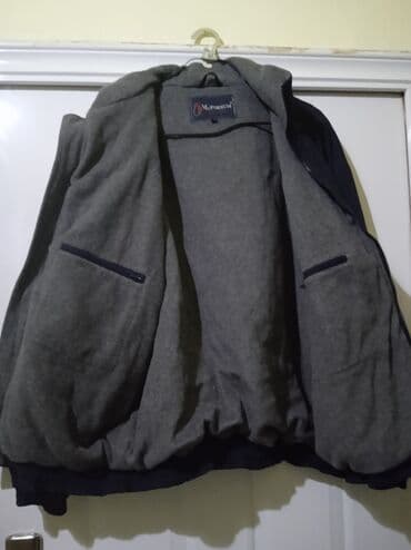 sarena kozna jakna: Jakna za prelazni period, L, bоја - Tamnoplava — 4