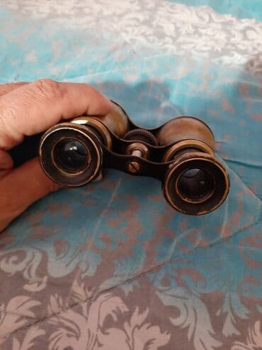 Umetnost i kolekcionarstvo: Stari dvogled mesingani ispravan sociva mu ocuvana lepo se vidi,stanje — 3