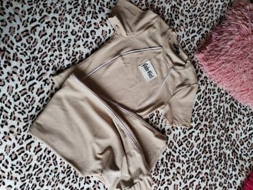 beli komplet sako i pantalone: XL, Jednobojni, bоја - Bež — 3