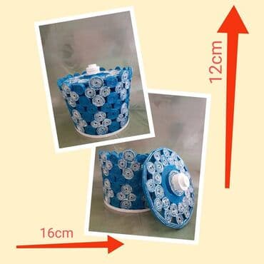 Home & Garden: Basket, color - Light blue, New — 1