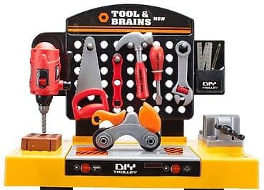 parkside radionica za decu: VELIKA RADIONICA TOOL & BRAINS, 39 DELOVA – ECOTOYS Šifra — 2