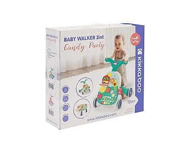 stalak za kupanje bebe: KIKKA BOO Guralica/Hodalica Candy Party 2u1 – mint (šifra: KKB3) - — 7