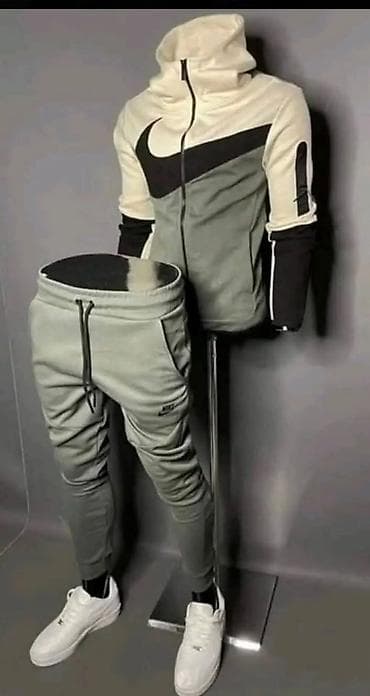 sive pantalone kombinacije: Trenerka Nike, bоја - Šareno — 3