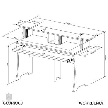 jysk sto sklopivi: Glorius Workbench - profi studijski sto Na prodaju studijski sto, u — 3