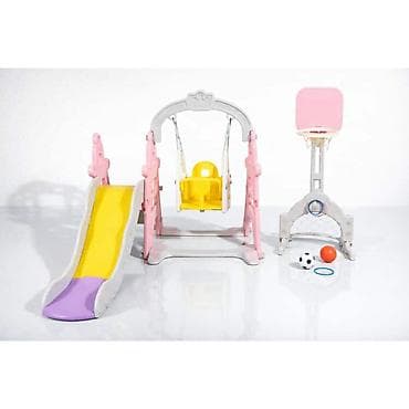 gnezdo za bebe 3 u 1: 3u1 set tobogan, ljuljaska i kos Tobogan za decu 3u1je odlično — 1