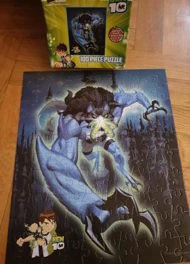 sator za plazu pop up: Ben 10 wolf - cartoon network. Original puzzle - puzle - pazl kako ko — 1